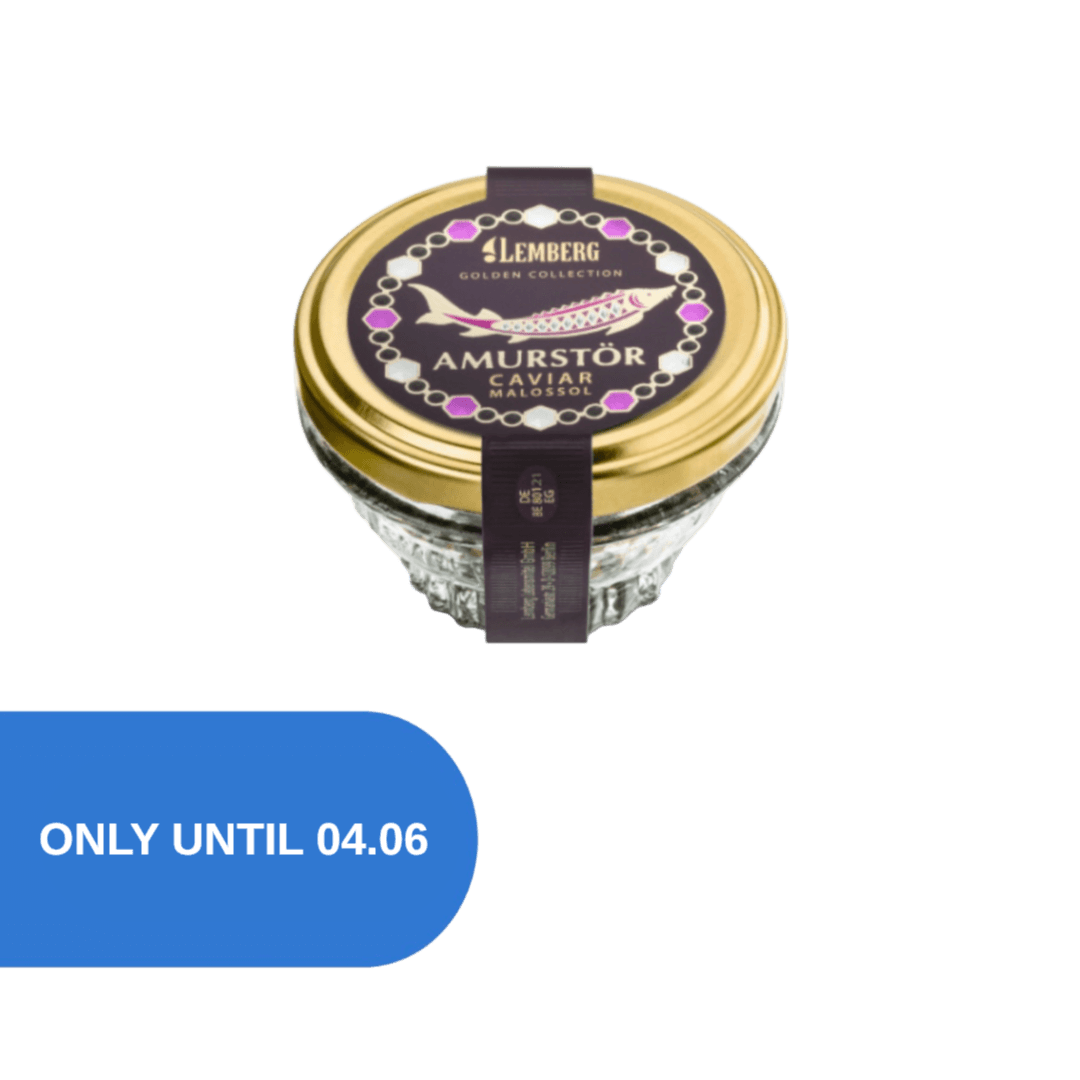 Kaviár z jesetera amurského, 50 g