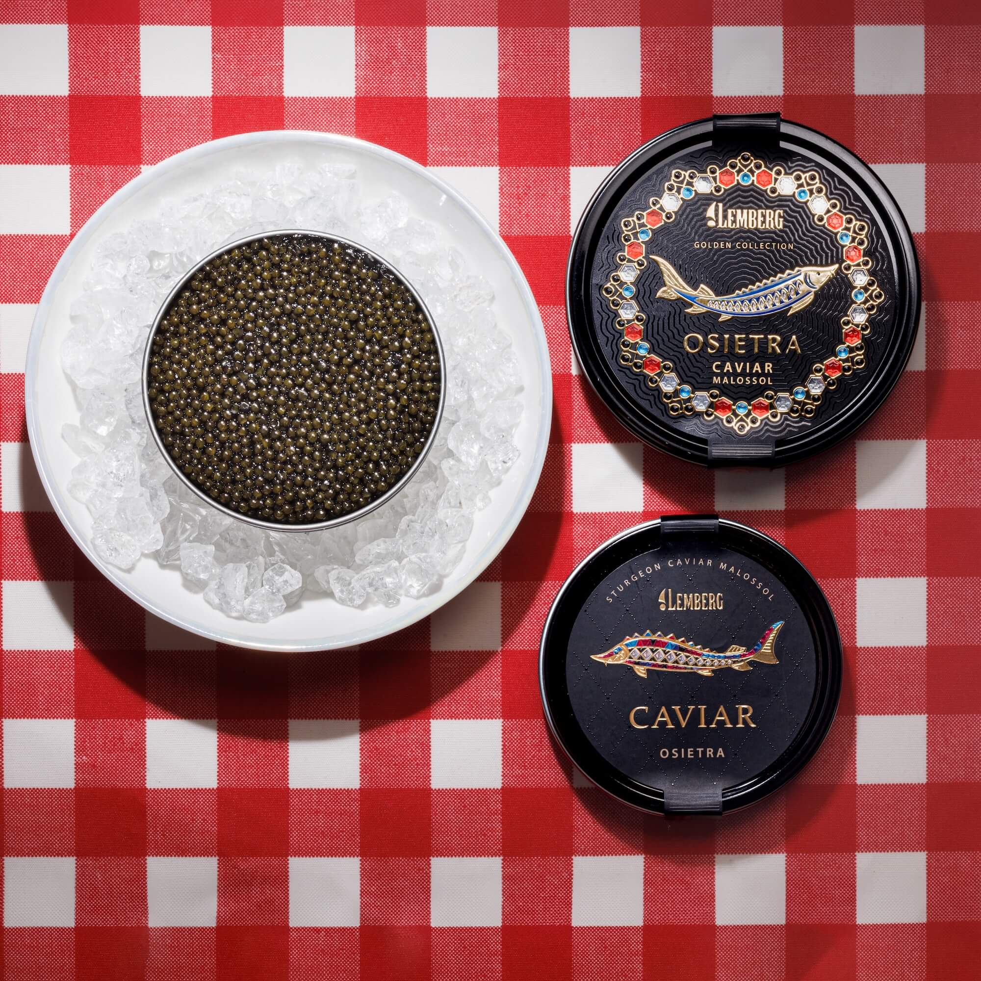 Jeseterový kaviár OSIETRA, 16 + 4 x 50g