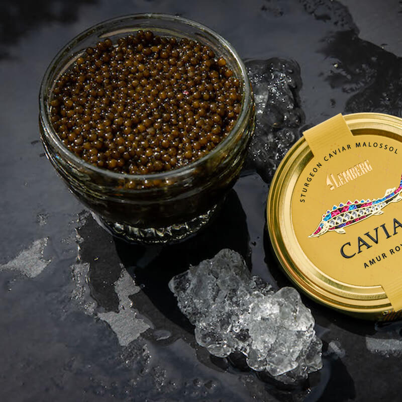 Jeseteří kaviár AMUR ROYAL, 2 x 50g