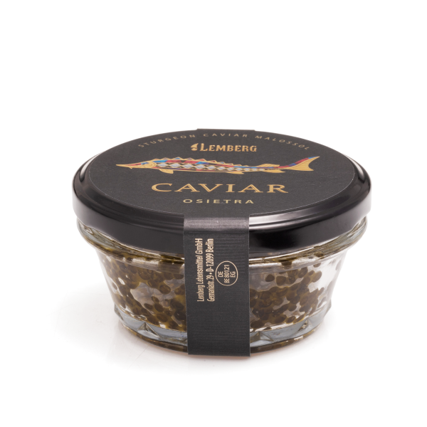 Sturgeon Caviar OSIETRA, without preservatives, pasteurized, 100g