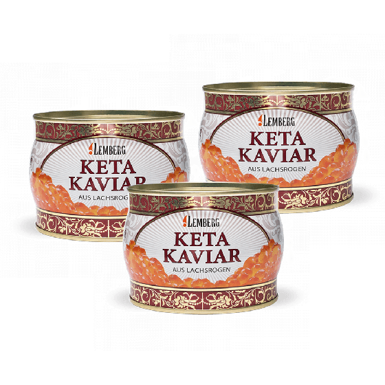 Kaviár z lososa chum, 3 x 400 g