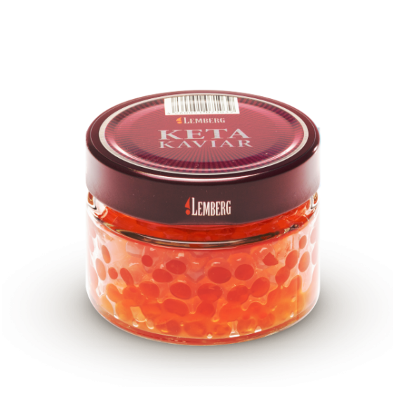Kaviár z lososa keta, 100g